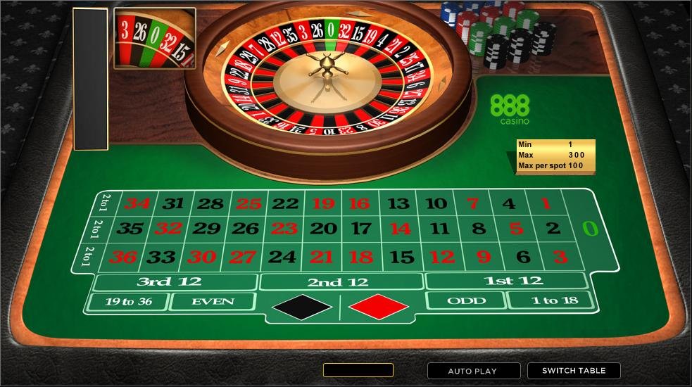 roulette table