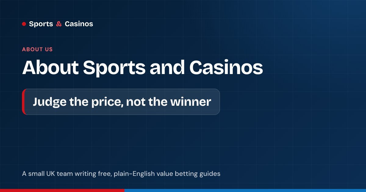 About us: the small UK team behind Sports and Casinos