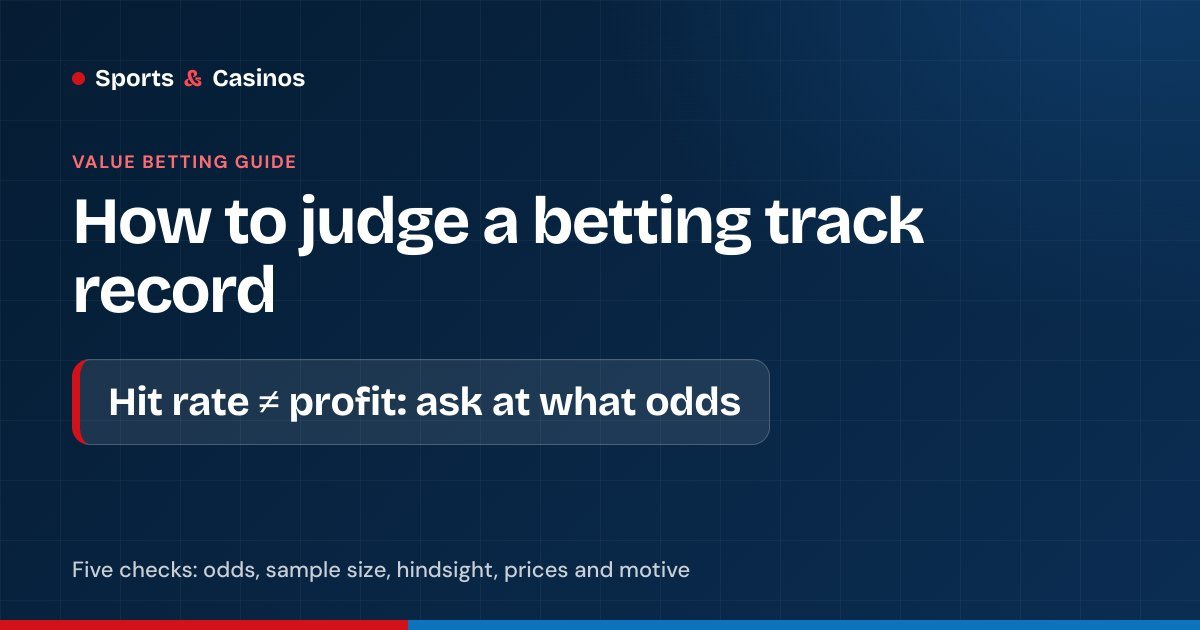 How to judge a betting track record: five checks